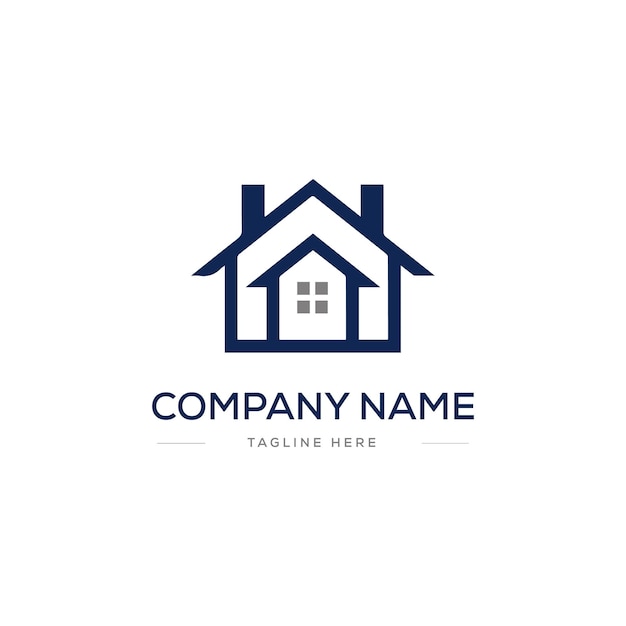 logo inmobiliaria plantilla de diseño