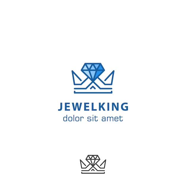 Logo de joyas rey