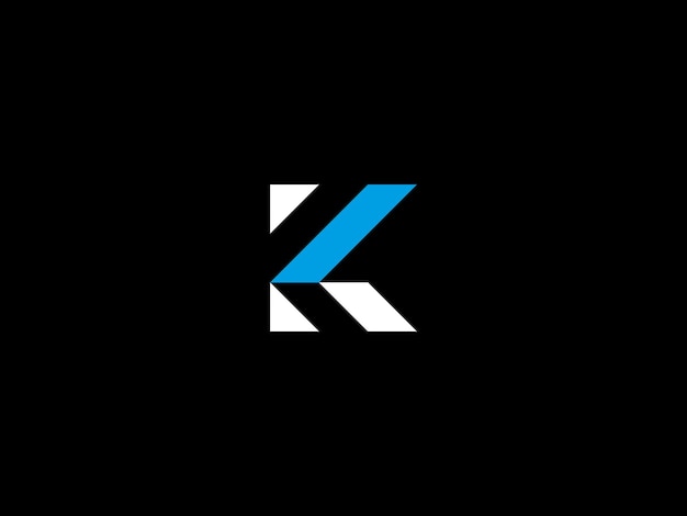 Logo K con fondo negro