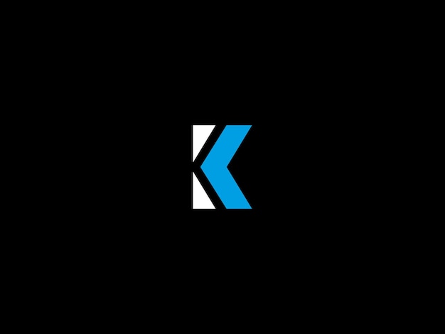 Logo K sobre un fondo negro