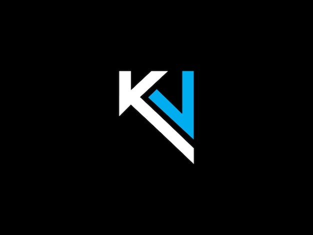 Un logo para kv una empresa llamada kv