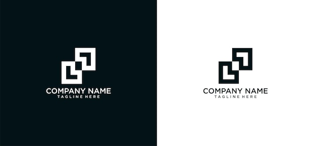 logo L diseño abstracto