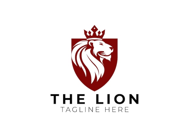 El logo del león con una corona y un escudo.