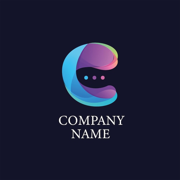 Un logo con la letra c en él