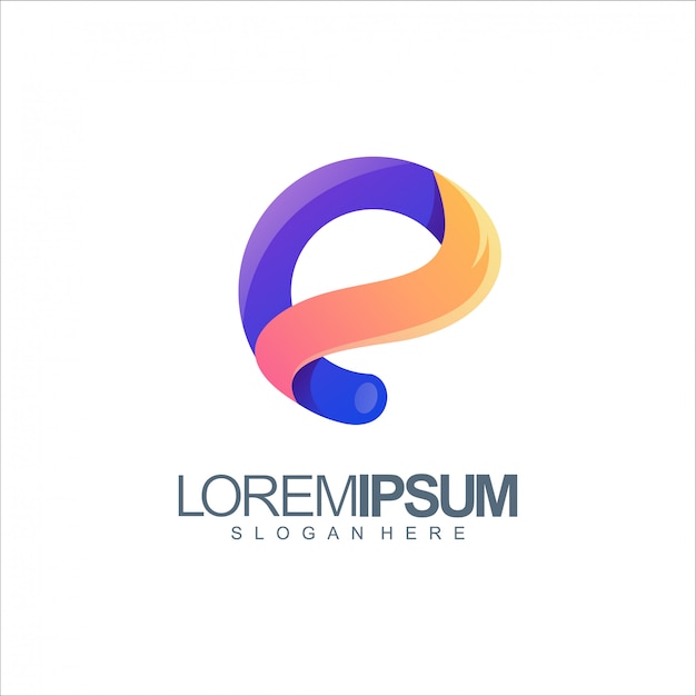 Logo de letra e
