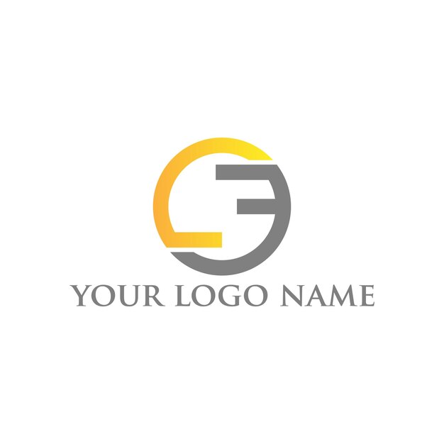 Un logo de letra con la letra g en el medio