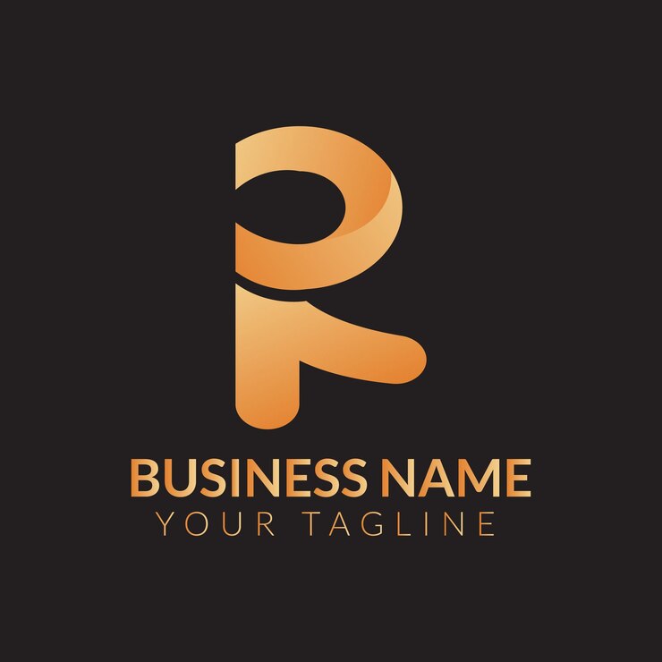 Vector logo letra r