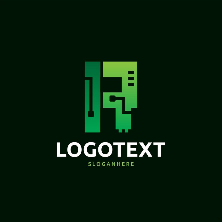 Vector logo de letra r