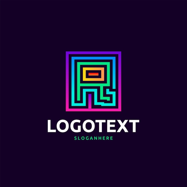 Vector logo de letra r