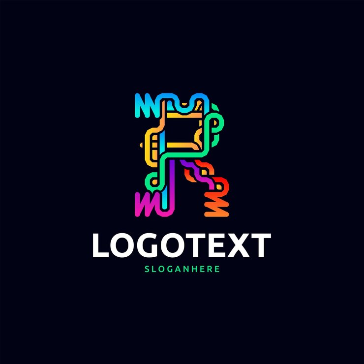 Vector logo de letra r