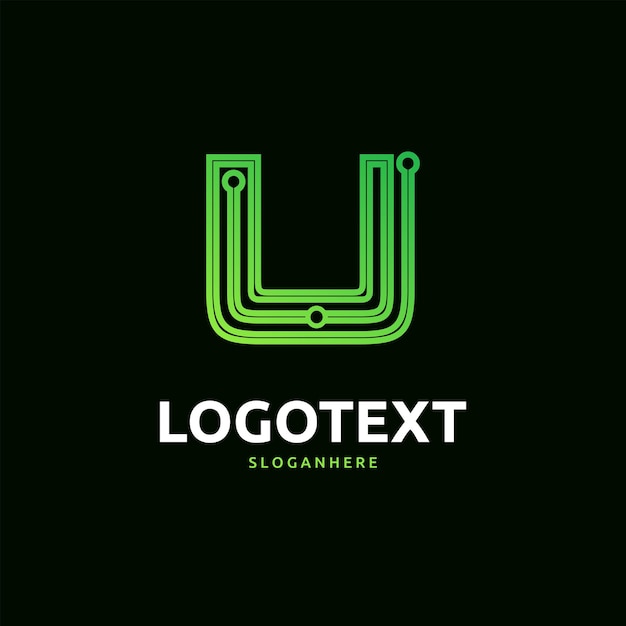 Logo de letra u