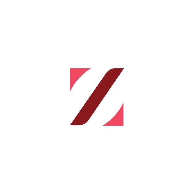 Logo letra z abstracto