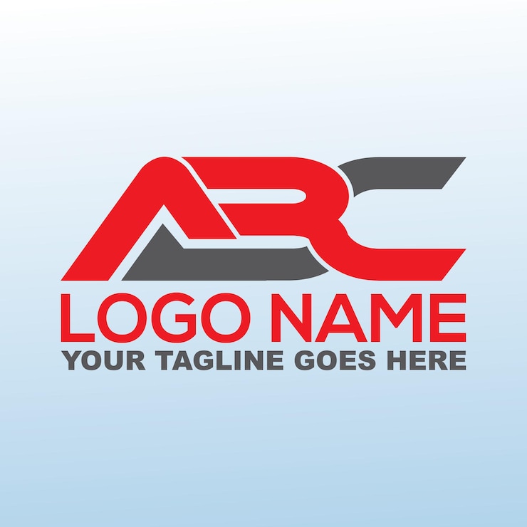 Vector un logo para un logo para un nombre tu nombre está aquí