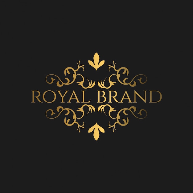 Logo Luxury con color dorado