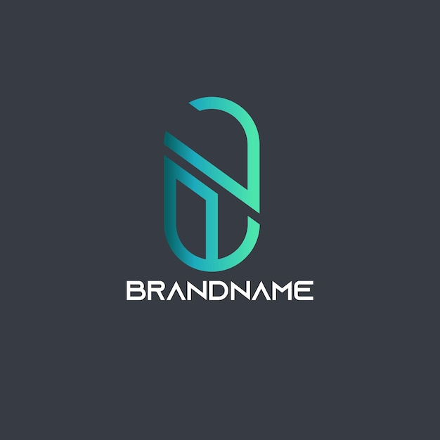 Un logo para una marca llamada identidad de marca