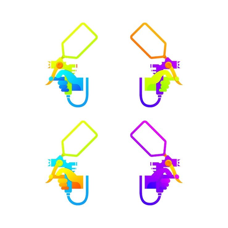 Vector logo de meditación