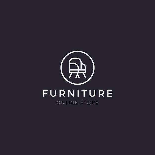 Logo de muebles minimalistas