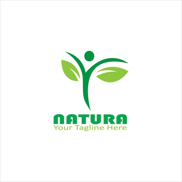 Logo naturaleza vector diseño arte