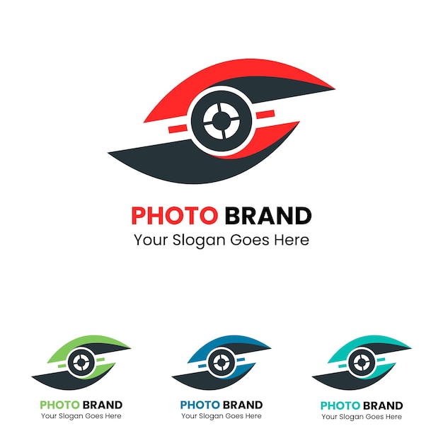 Vector logo de negocio de fotografía