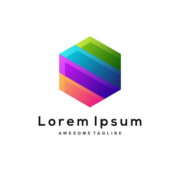 Logo de negocios colorido