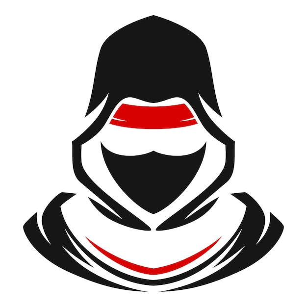 Logo ninja vector