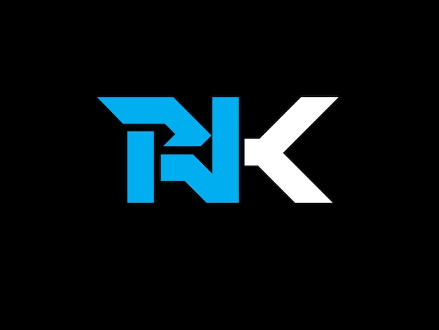 Un logo para una nueva empresa llamada pk