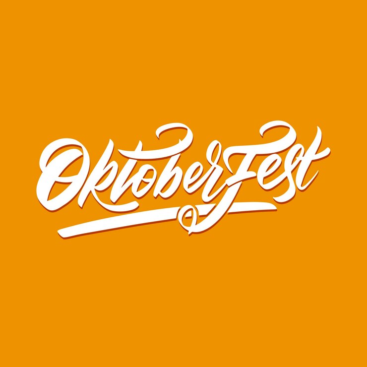 Logo October fest en estilo vintage. Para decoración y diseño. Ilustración vectorial.