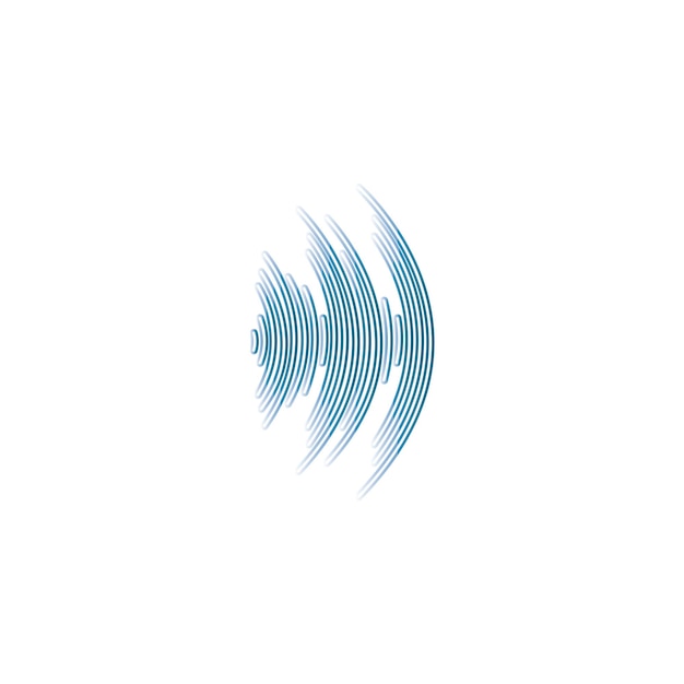 Logo de onda de sonido