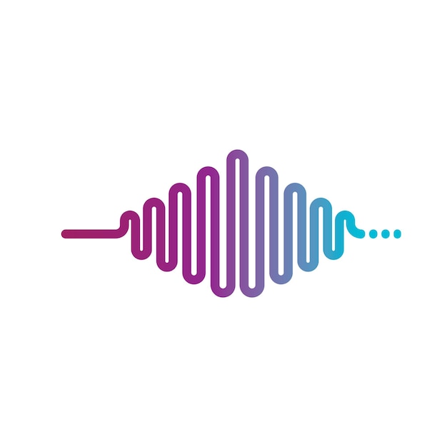 Logo de onda de sonido