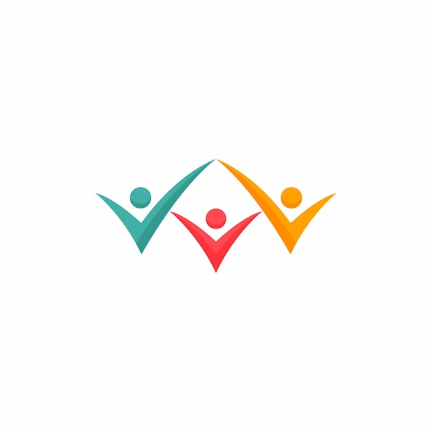 Un logo para una organización comunitaria llamada gente.