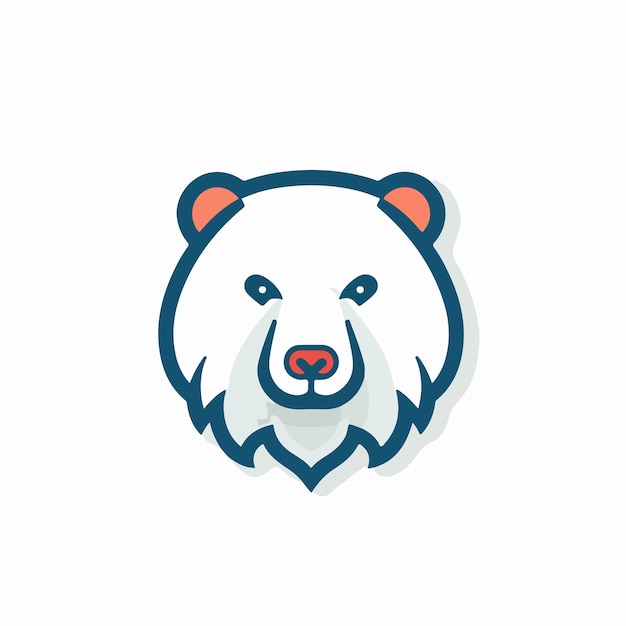 Un logo para un oso polar