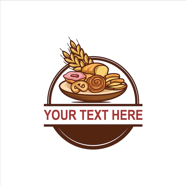 logo de panadería vintage