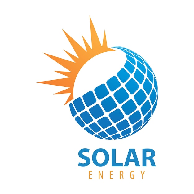Logo panel solar