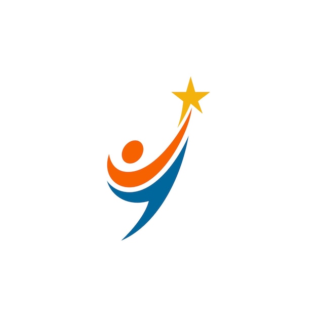 Logo de personas que buscan estrellas