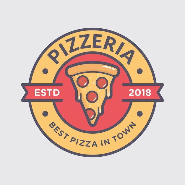 Logo de pizza