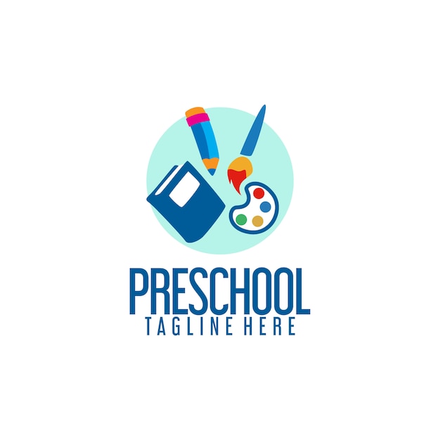 Vector logo preescolar