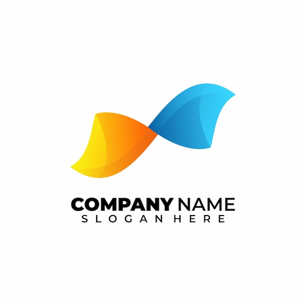 logo resumen degradado colorido tecnología