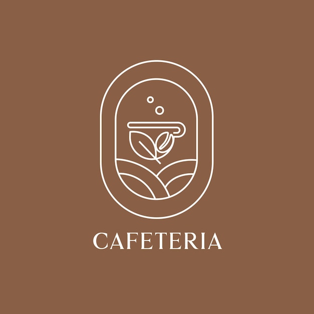 Logo retro de café