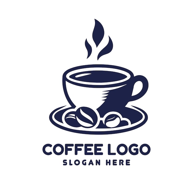 Logo retro de café