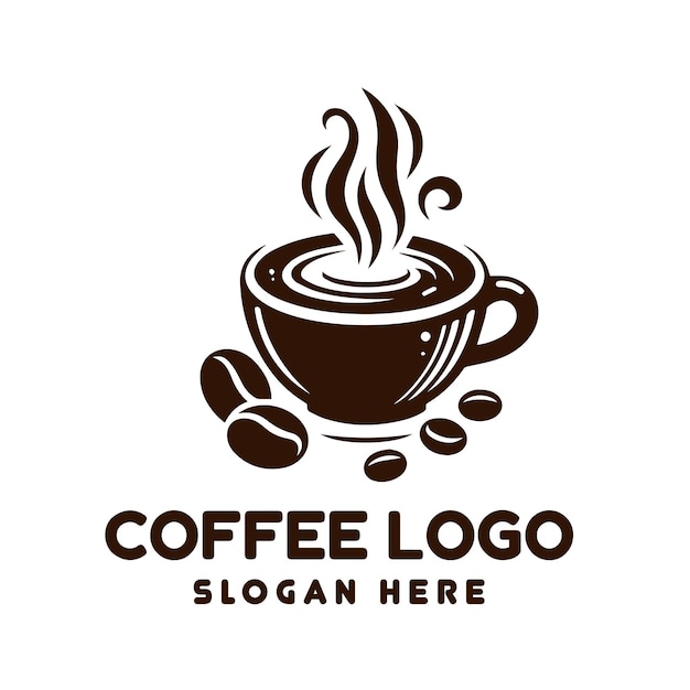 Logo retro de café