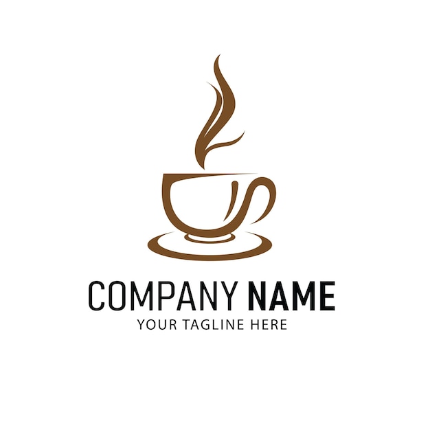 Logo retro de café