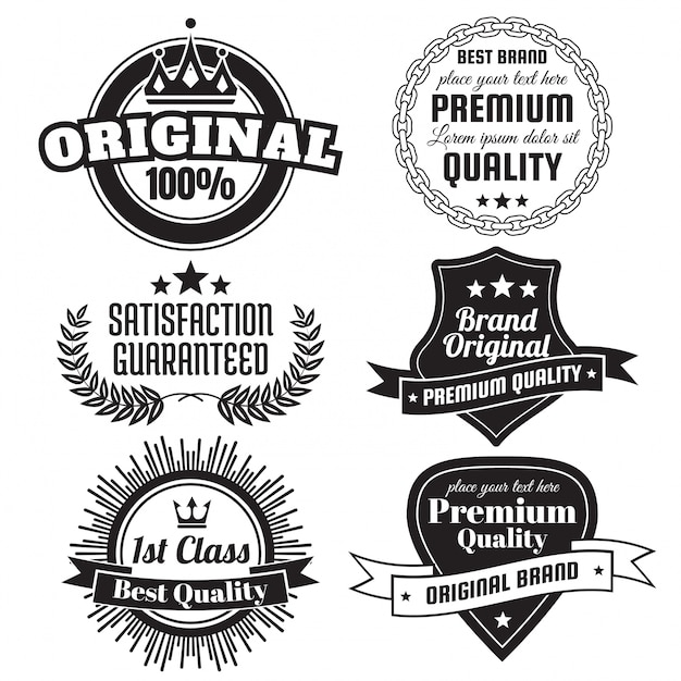 Logo retro vintage para banner