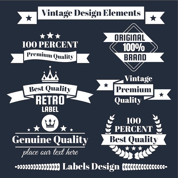 Logo retro vintage para banner