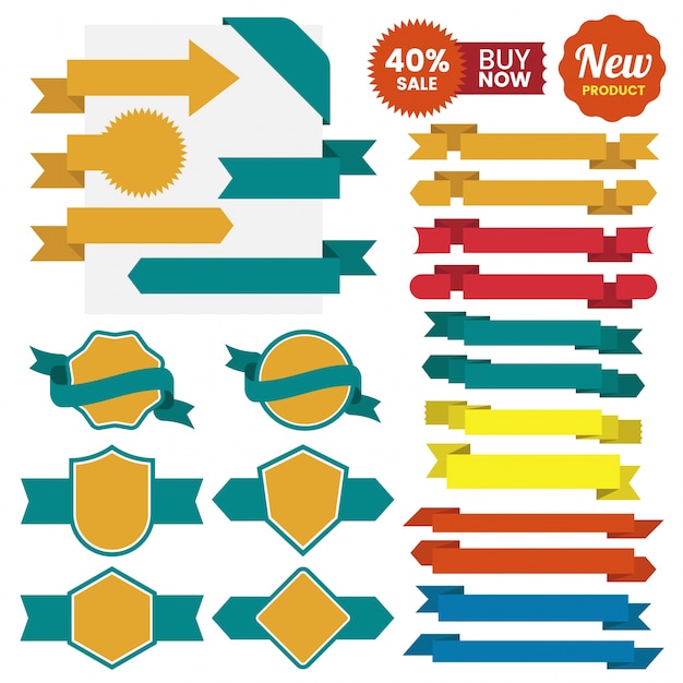 Logo retro vintage para banner