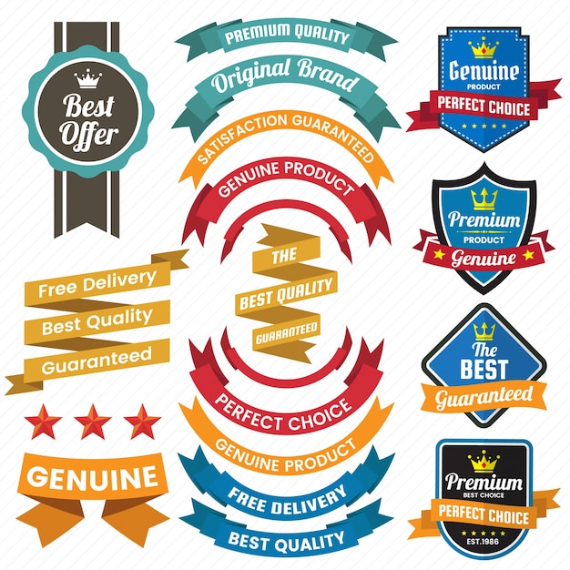Logo retro vintage para banner