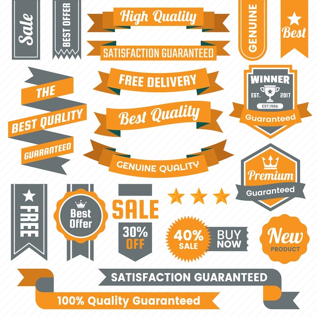 Logo retro vintage para banner