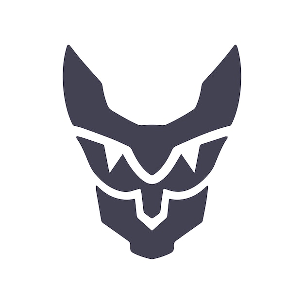 Logo robot vector illustartion Esport logo diseño Rpg juego icono