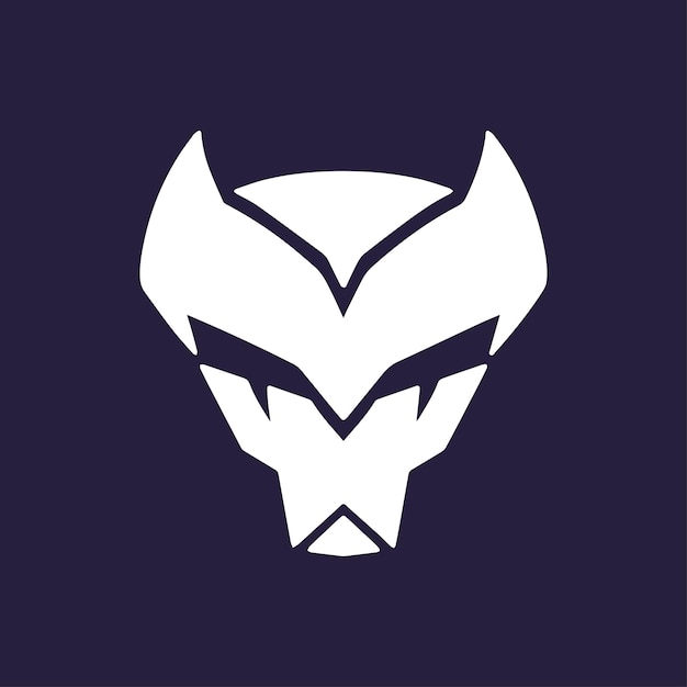 Logo robot vector illustartion Esport logo diseño Rpg juego icono