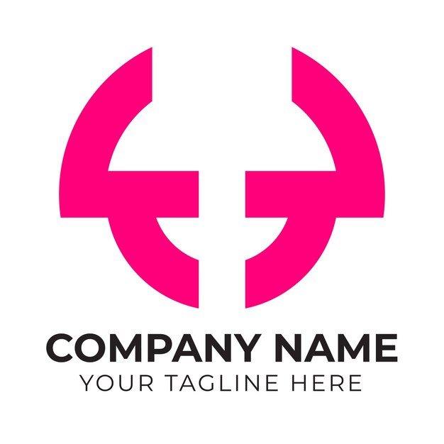 Un logo rosa con la letra a en él