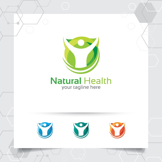 Logo de salud natural